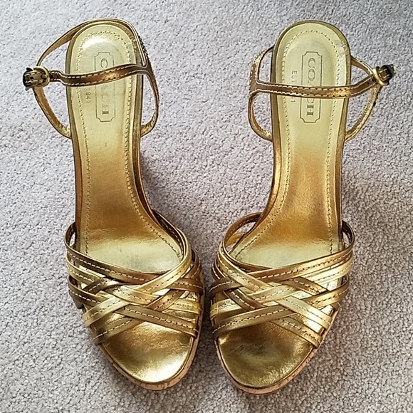 Coach Shoes - Gorgeous Coach Heeled Sandals